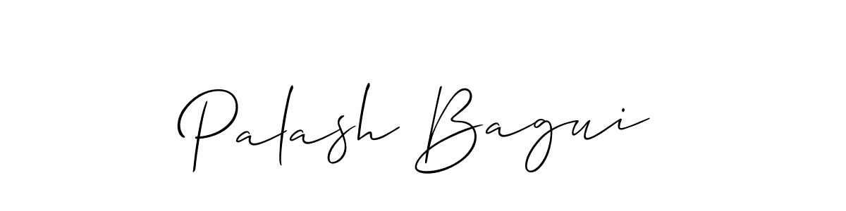 if you are searching for the best signature style for your name Palash Bagui. so please give up your signature search. here we have designed multiple signature styles  using Allison_Script. Palash Bagui signature style 2 images and pictures png