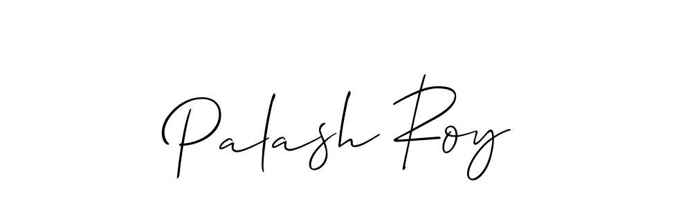 Make a beautiful signature design for name Palash Roy. With this signature (Allison_Script) style, you can create a handwritten signature for free. Palash Roy signature style 2 images and pictures png