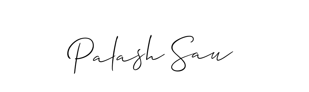 How to make Palash Sau signature? Allison_Script is a professional autograph style. Create handwritten signature for Palash Sau name. Palash Sau signature style 2 images and pictures png