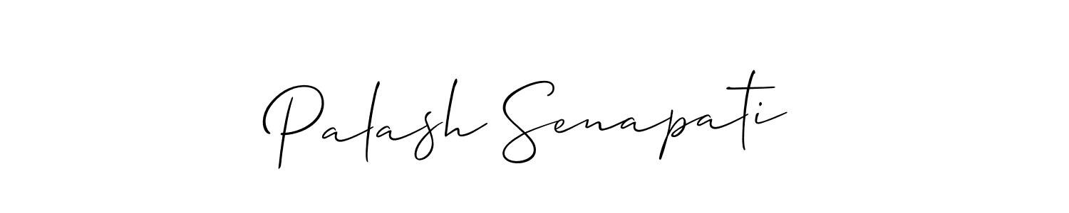 You should practise on your own different ways (Allison_Script) to write your name (Palash Senapati) in signature. don't let someone else do it for you. Palash Senapati signature style 2 images and pictures png