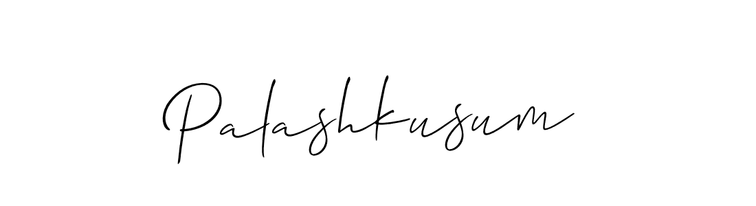 Design your own signature with our free online signature maker. With this signature software, you can create a handwritten (Allison_Script) signature for name Palashkusum. Palashkusum signature style 2 images and pictures png