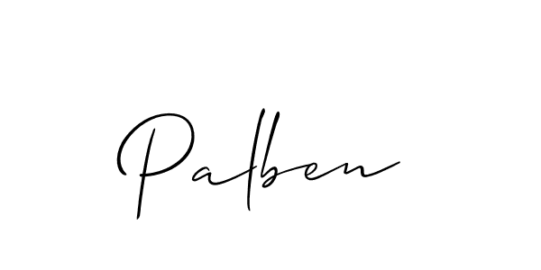 Make a short Palben signature style. Manage your documents anywhere anytime using Allison_Script. Create and add eSignatures, submit forms, share and send files easily. Palben signature style 2 images and pictures png