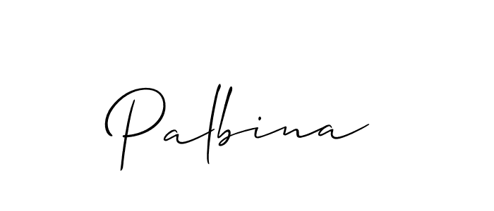 Once you've used our free online signature maker to create your best signature Allison_Script style, it's time to enjoy all of the benefits that Palbina name signing documents. Palbina signature style 2 images and pictures png