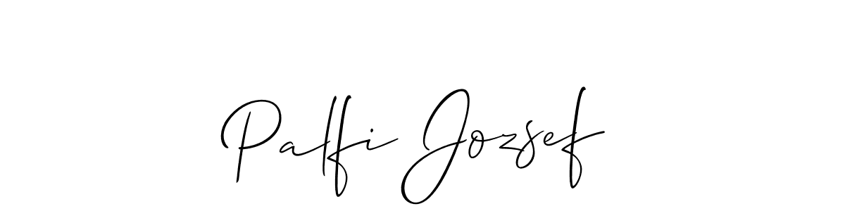 It looks lik you need a new signature style for name Palfi Jozsef. Design unique handwritten (Allison_Script) signature with our free signature maker in just a few clicks. Palfi Jozsef signature style 2 images and pictures png