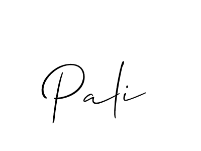 Also You can easily find your signature by using the search form. We will create Pali name handwritten signature images for you free of cost using Allison_Script sign style. Pali signature style 2 images and pictures png