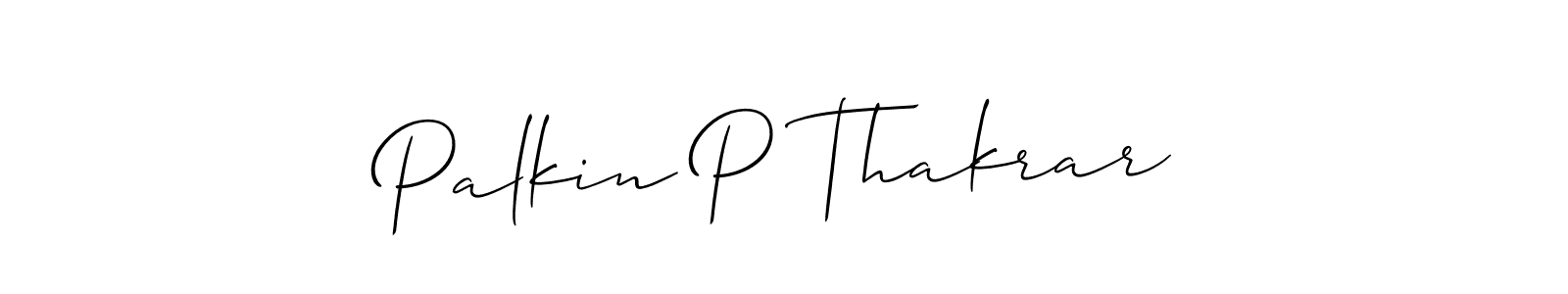 Best and Professional Signature Style for Palkin P Thakrar. Allison_Script Best Signature Style Collection. Palkin P Thakrar signature style 2 images and pictures png