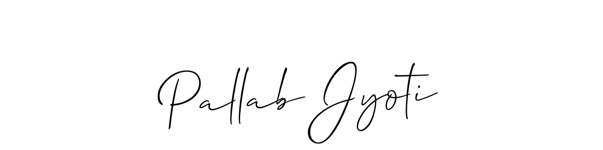 Similarly Allison_Script is the best handwritten signature design. Signature creator online .You can use it as an online autograph creator for name Pallab Jyoti. Pallab Jyoti signature style 2 images and pictures png