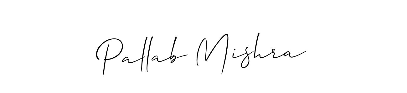 You should practise on your own different ways (Allison_Script) to write your name (Pallab Mishra) in signature. don't let someone else do it for you. Pallab Mishra signature style 2 images and pictures png