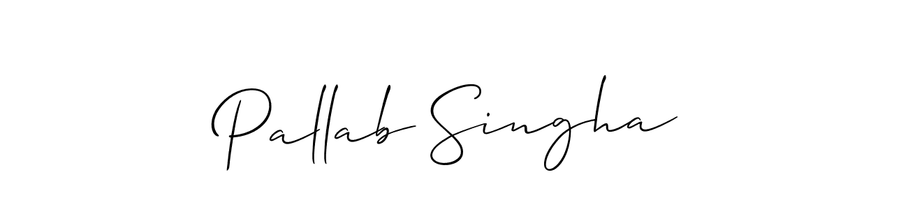 Here are the top 10 professional signature styles for the name Pallab Singha. These are the best autograph styles you can use for your name. Pallab Singha signature style 2 images and pictures png