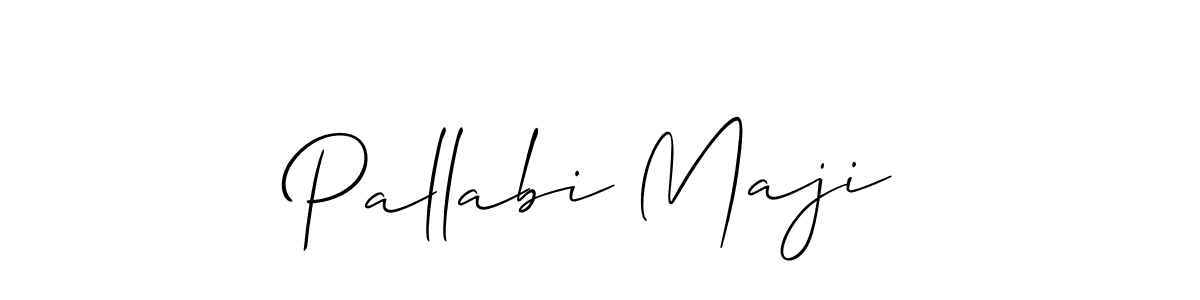 Also we have Pallabi Maji name is the best signature style. Create professional handwritten signature collection using Allison_Script autograph style. Pallabi Maji signature style 2 images and pictures png