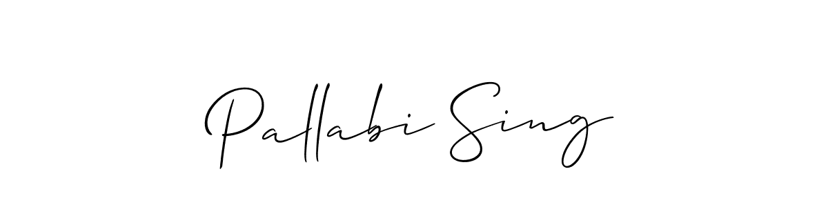 Once you've used our free online signature maker to create your best signature Allison_Script style, it's time to enjoy all of the benefits that Pallabi Sing name signing documents. Pallabi Sing signature style 2 images and pictures png