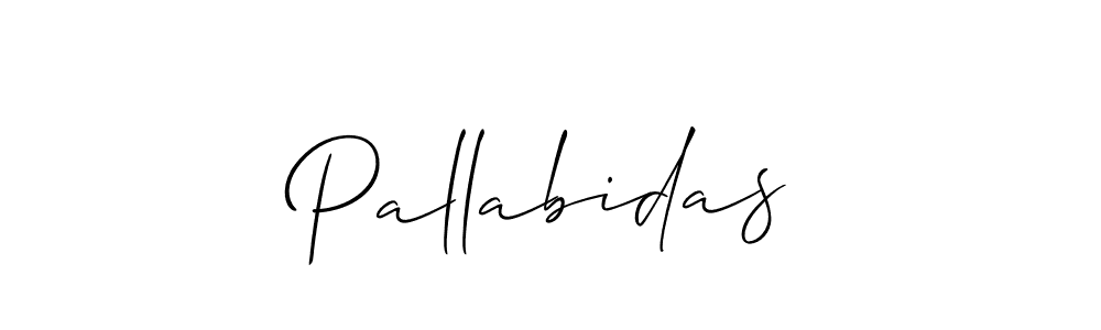 How to make Pallabidas signature? Allison_Script is a professional autograph style. Create handwritten signature for Pallabidas name. Pallabidas signature style 2 images and pictures png