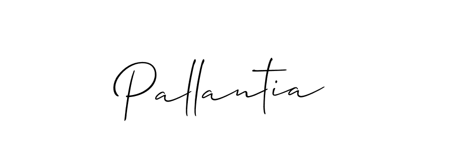 How to make Pallantia signature? Allison_Script is a professional autograph style. Create handwritten signature for Pallantia name. Pallantia signature style 2 images and pictures png