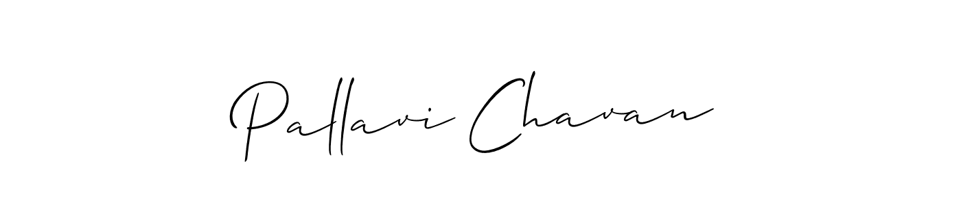 Create a beautiful signature design for name Pallavi Chavan. With this signature (Allison_Script) fonts, you can make a handwritten signature for free. Pallavi Chavan signature style 2 images and pictures png