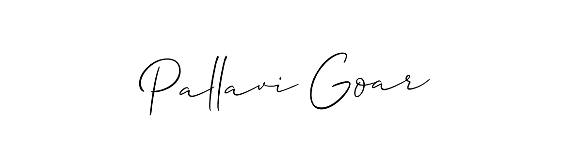 if you are searching for the best signature style for your name Pallavi Goar. so please give up your signature search. here we have designed multiple signature styles  using Allison_Script. Pallavi Goar signature style 2 images and pictures png