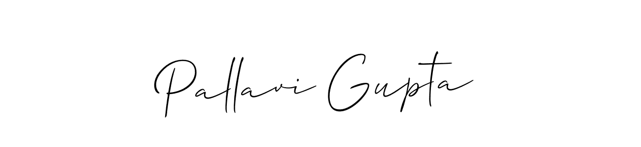 How to make Pallavi Gupta signature? Allison_Script is a professional autograph style. Create handwritten signature for Pallavi Gupta name. Pallavi Gupta signature style 2 images and pictures png