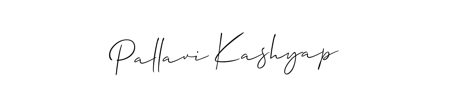 Also You can easily find your signature by using the search form. We will create Pallavi Kashyap name handwritten signature images for you free of cost using Allison_Script sign style. Pallavi Kashyap signature style 2 images and pictures png