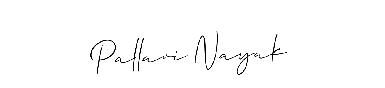 How to make Pallavi Nayak signature? Allison_Script is a professional autograph style. Create handwritten signature for Pallavi Nayak name. Pallavi Nayak signature style 2 images and pictures png