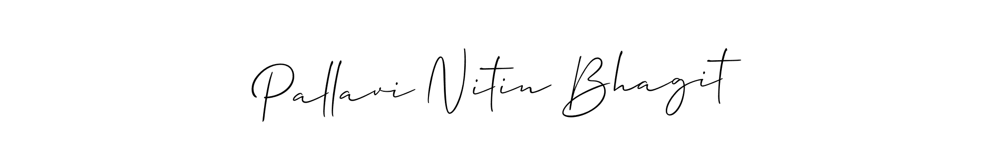 How to make Pallavi Nitin Bhagit signature? Allison_Script is a professional autograph style. Create handwritten signature for Pallavi Nitin Bhagit name. Pallavi Nitin Bhagit signature style 2 images and pictures png