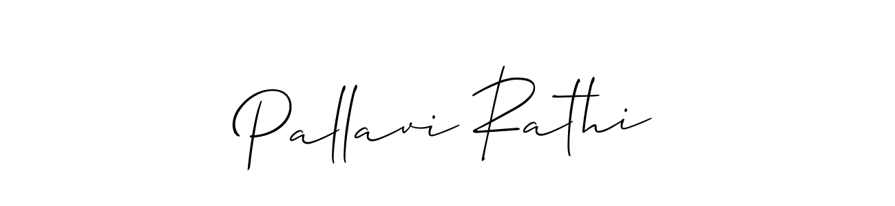 Allison_Script is a professional signature style that is perfect for those who want to add a touch of class to their signature. It is also a great choice for those who want to make their signature more unique. Get Pallavi Rathi name to fancy signature for free. Pallavi Rathi signature style 2 images and pictures png
