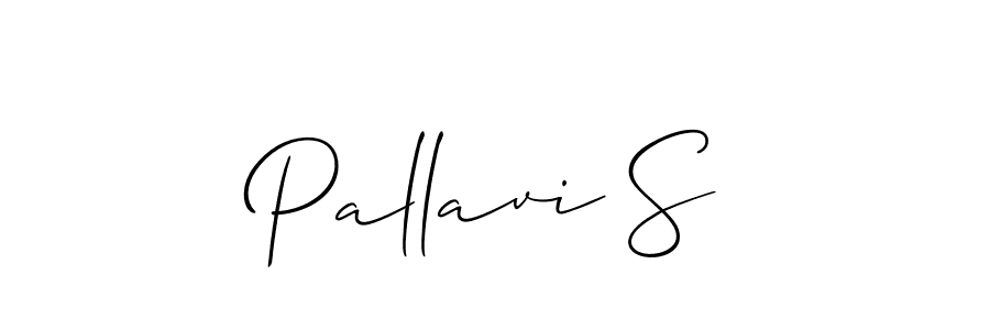 Pallavi S stylish signature style. Best Handwritten Sign (Allison_Script) for my name. Handwritten Signature Collection Ideas for my name Pallavi S. Pallavi S signature style 2 images and pictures png