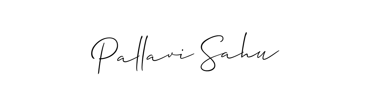 How to make Pallavi Sahu name signature. Use Allison_Script style for creating short signs online. This is the latest handwritten sign. Pallavi Sahu signature style 2 images and pictures png