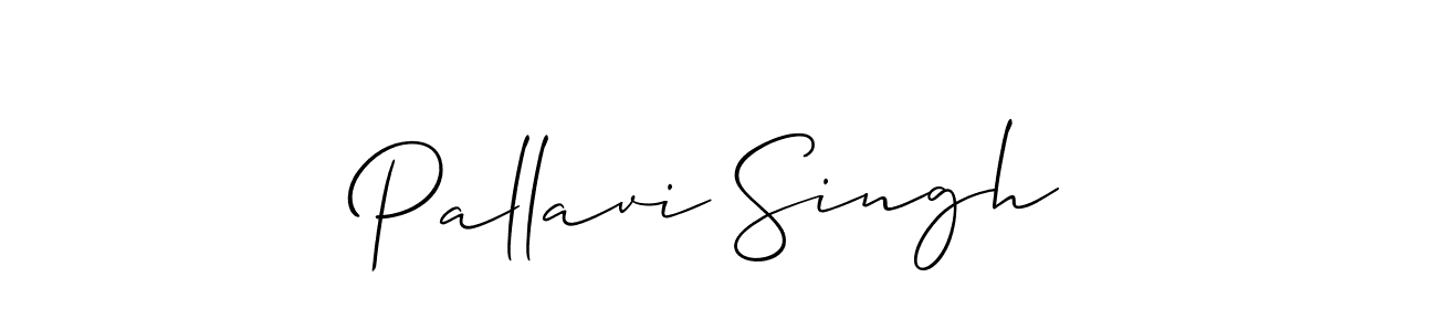 Also we have Pallavi Singh name is the best signature style. Create professional handwritten signature collection using Allison_Script autograph style. Pallavi Singh signature style 2 images and pictures png
