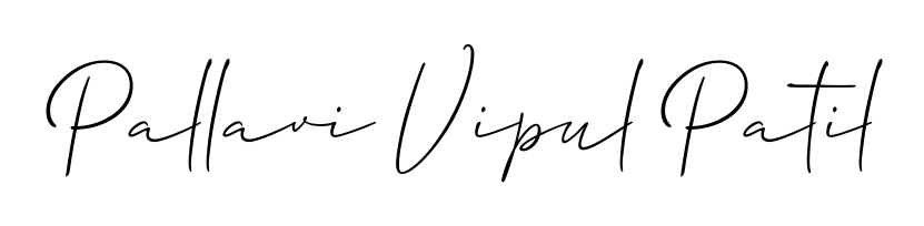 Designed for modern professionals: Pallavi Vipul Patil name signature crafted with Allison_Script script. Ready for digital PDF workflows. Pallavi Vipul Patil signature style 2 images and pictures png