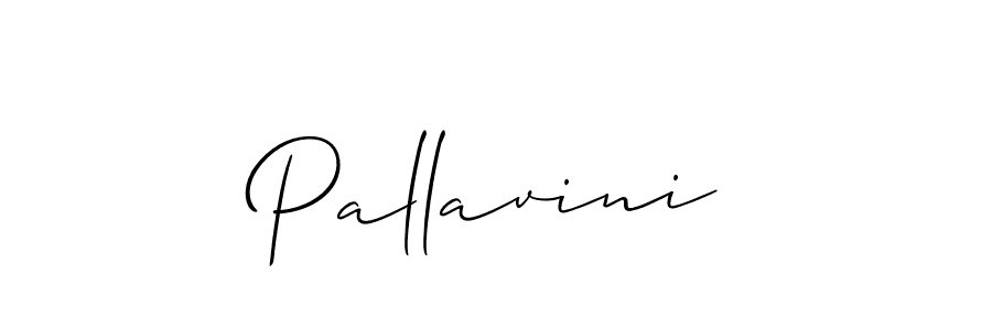 Make a beautiful signature design for name Pallavini. With this signature (Allison_Script) style, you can create a handwritten signature for free. Pallavini signature style 2 images and pictures png