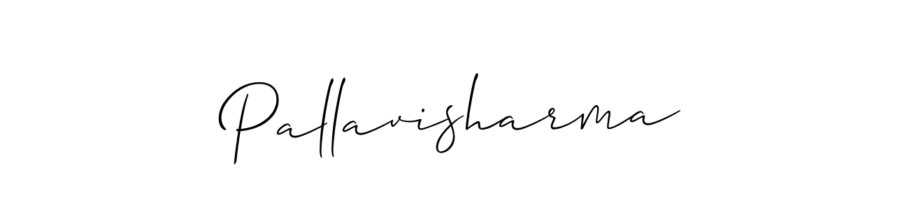 Make a short Pallavisharma signature style. Manage your documents anywhere anytime using Allison_Script. Create and add eSignatures, submit forms, share and send files easily. Pallavisharma signature style 2 images and pictures png