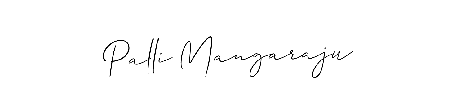 Similarly Allison_Script is the best handwritten signature design. Signature creator online .You can use it as an online autograph creator for name Palli Mangaraju. Palli Mangaraju signature style 2 images and pictures png