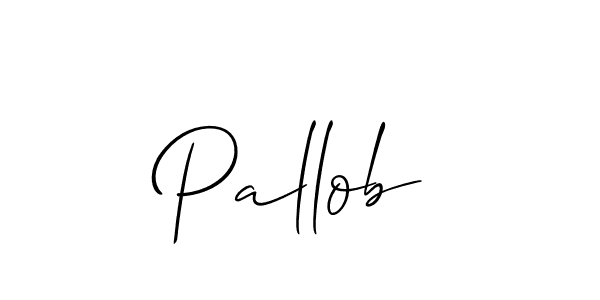 Pallob stylish signature style. Best Handwritten Sign (Allison_Script) for my name. Handwritten Signature Collection Ideas for my name Pallob. Pallob signature style 2 images and pictures png