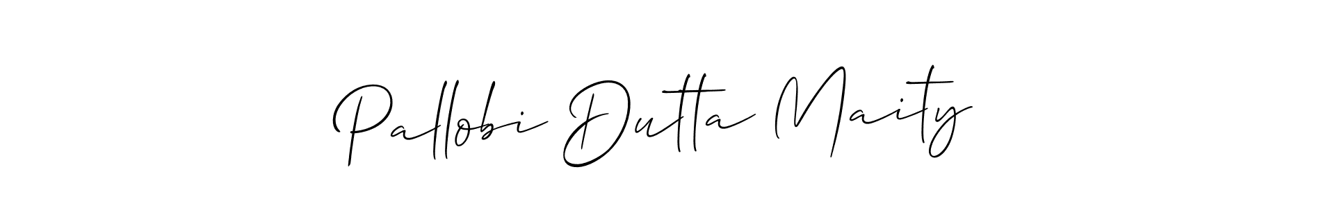 How to make Pallobi Dutta Maity signature? Allison_Script is a professional autograph style. Create handwritten signature for Pallobi Dutta Maity name. Pallobi Dutta Maity signature style 2 images and pictures png