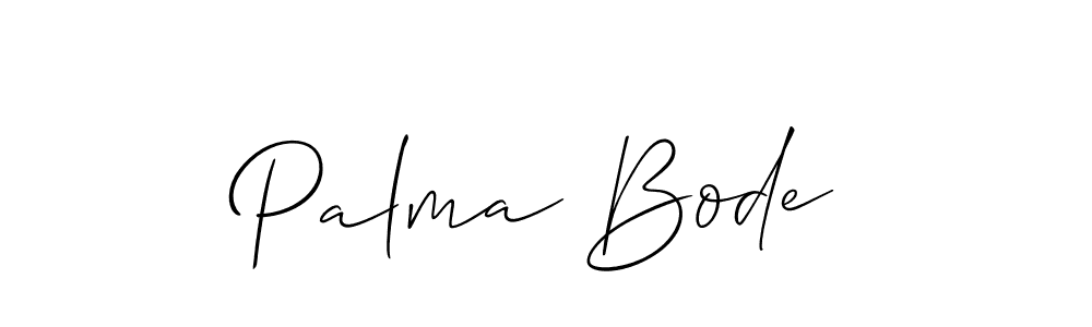 Similarly Allison_Script is the best handwritten signature design. Signature creator online .You can use it as an online autograph creator for name Palma Bode. Palma Bode signature style 2 images and pictures png