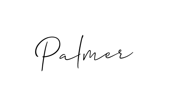 How to make Palmer signature? Allison_Script is a professional autograph style. Create handwritten signature for Palmer name. Palmer signature style 2 images and pictures png