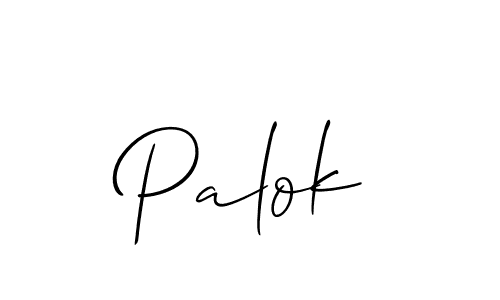 if you are searching for the best signature style for your name Palok. so please give up your signature search. here we have designed multiple signature styles  using Allison_Script. Palok signature style 2 images and pictures png