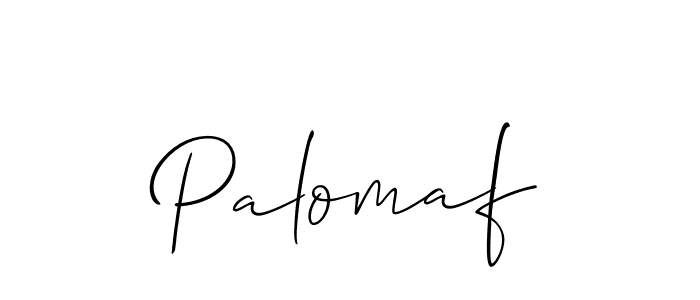 You can use this online signature creator to create a handwritten signature for the name Palomaf. This is the best online autograph maker. Palomaf signature style 2 images and pictures png