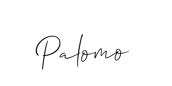 Allison_Script is a professional signature style that is perfect for those who want to add a touch of class to their signature. It is also a great choice for those who want to make their signature more unique. Get Palomo name to fancy signature for free. Palomo signature style 2 images and pictures png