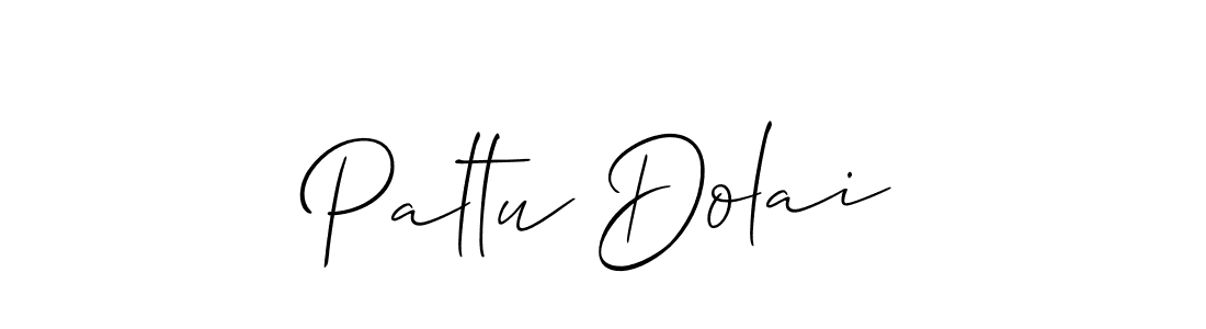 How to Draw Paltu Dolai signature style? Allison_Script is a latest design signature styles for name Paltu Dolai. Paltu Dolai signature style 2 images and pictures png