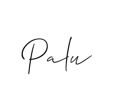 Palu stylish signature style. Best Handwritten Sign (Allison_Script) for my name. Handwritten Signature Collection Ideas for my name Palu. Palu signature style 2 images and pictures png