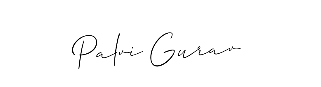 This is the best signature style for the Palvi Gurav name. Also you like these signature font (Allison_Script). Mix name signature. Palvi Gurav signature style 2 images and pictures png