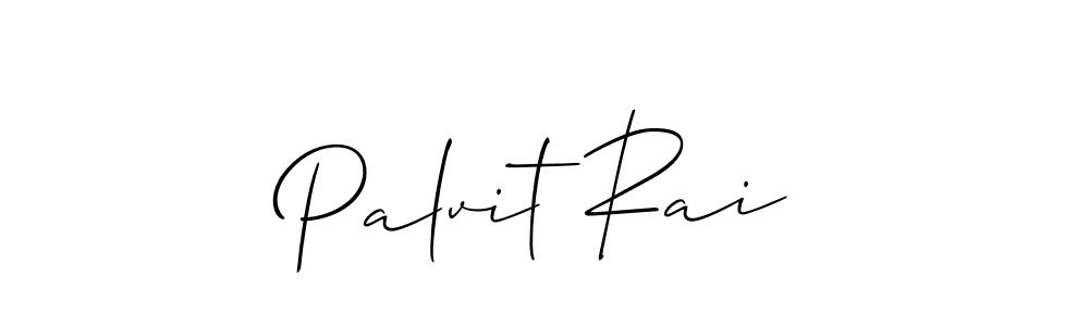 Similarly Allison_Script is the best handwritten signature design. Signature creator online .You can use it as an online autograph creator for name Palvit Rai. Palvit Rai signature style 2 images and pictures png