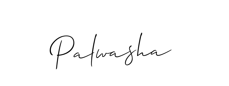 Use a signature maker to create a handwritten signature online. With this signature software, you can design (Allison_Script) your own signature for name Palwasha. Palwasha signature style 2 images and pictures png