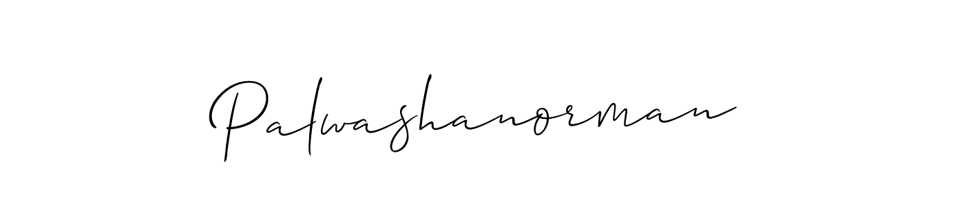 It looks lik you need a new signature style for name Palwashanorman. Design unique handwritten (Allison_Script) signature with our free signature maker in just a few clicks. Palwashanorman signature style 2 images and pictures png