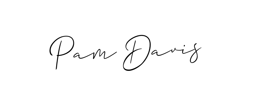 You can use this online signature creator to create a handwritten signature for the name Pam Davis. This is the best online autograph maker. Pam Davis signature style 2 images and pictures png