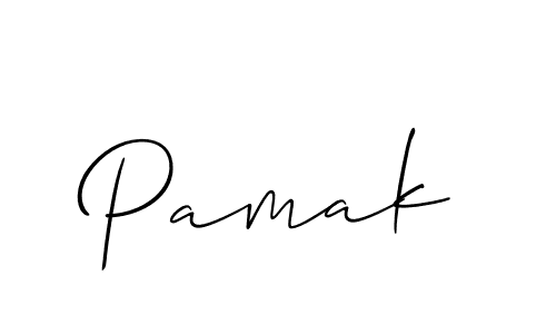 Pamak stylish signature style. Best Handwritten Sign (Allison_Script) for my name. Handwritten Signature Collection Ideas for my name Pamak. Pamak signature style 2 images and pictures png