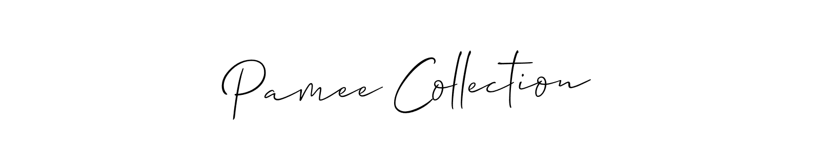 Also we have Pamee Collection name is the best signature style. Create professional handwritten signature collection using Allison_Script autograph style. Pamee Collection signature style 2 images and pictures png