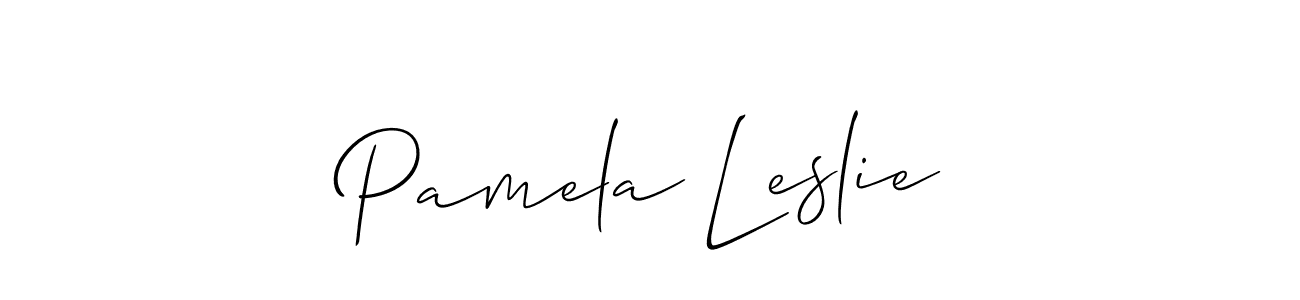 You can use this online signature creator to create a handwritten signature for the name Pamela Leslie. This is the best online autograph maker. Pamela Leslie signature style 2 images and pictures png