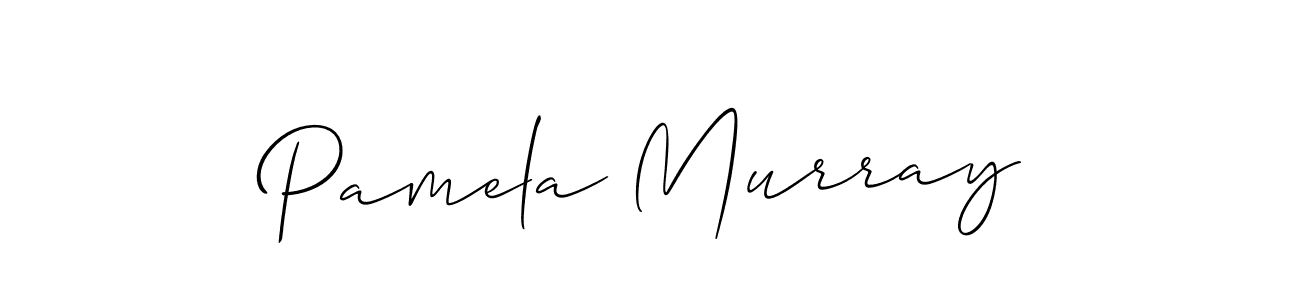 Also we have Pamela Murray name is the best signature style. Create professional handwritten signature collection using Allison_Script autograph style. Pamela Murray signature style 2 images and pictures png