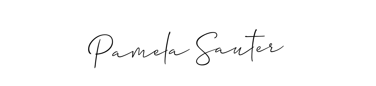 How to Draw Pamela Sauter signature style? Allison_Script is a latest design signature styles for name Pamela Sauter. Pamela Sauter signature style 2 images and pictures png